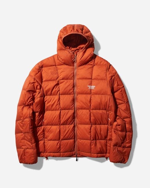 Pas Normal Studios Orange S Off-Race Down Jacket Copper for men