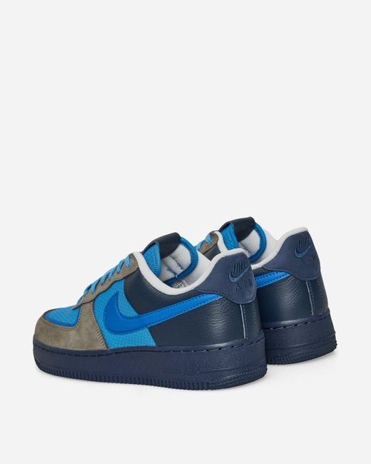 Nike Blue Stash Air Force 1 Low Sneakers Soft Harbor for men