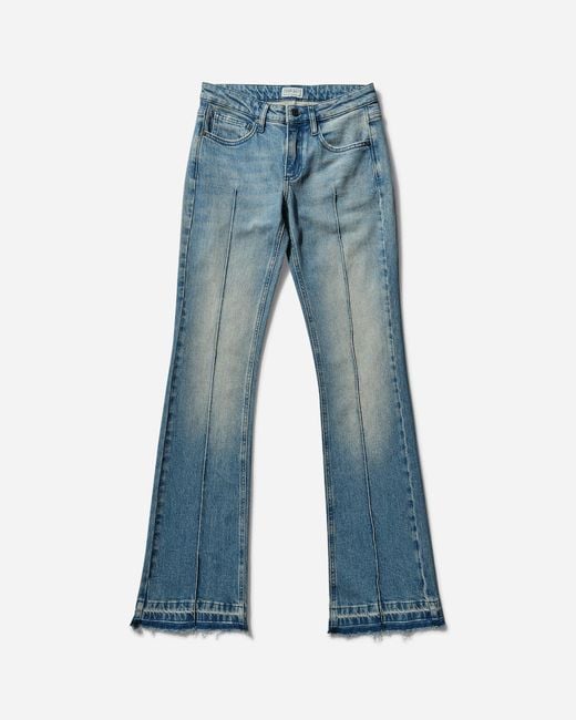 Guess Blue S Flare Denim Pants Used Wash