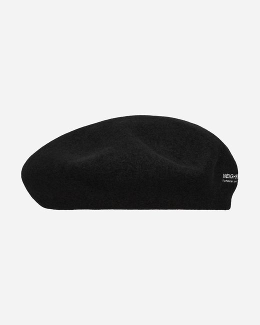 Neighborhood Black Basque Beret for men