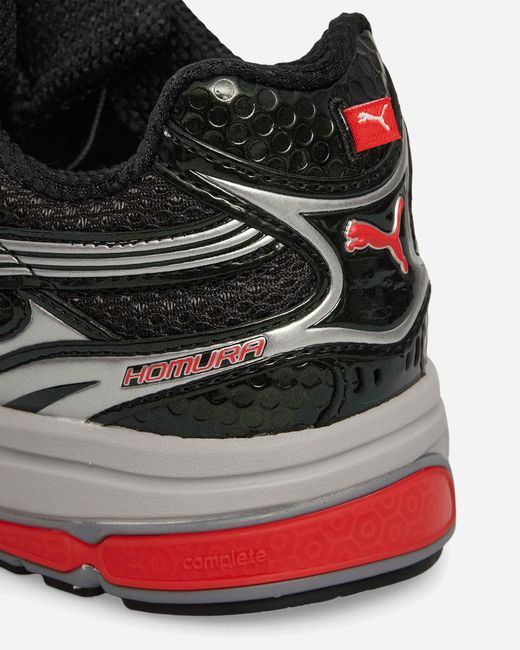 PUMA Black Homura Og+ Sneakers / Flat Medium Gray for men