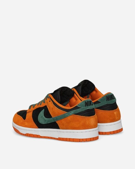 Nike Orange Dunk Low Sneakers Ceramic for men