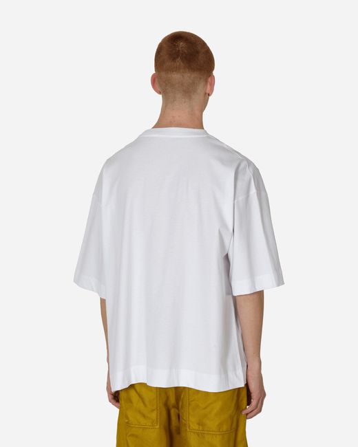 Dries Van Noten White Oversized T-shirt for men