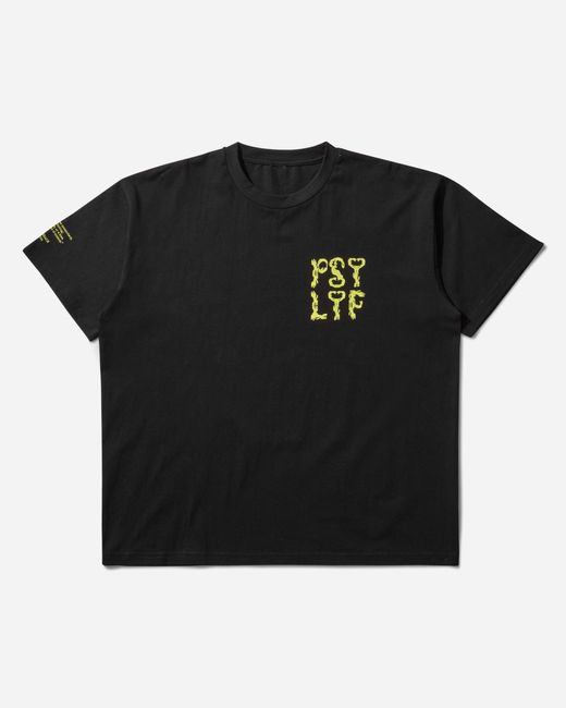 PSY LYF Logo T-shirt in Black for Men Lyst UK