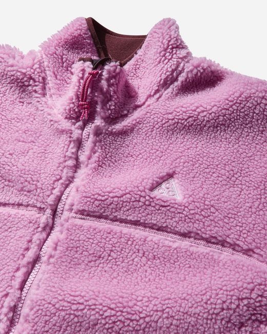 Nike Men S Acg Canwell Glacier Therma-fit Adv Windproof Jacket Beyond Pink / Burgundy Crush for men