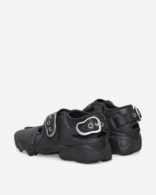 Nike Black S Air Rift Leather Sandals