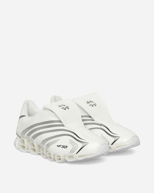 Adidas White Slam Jam F50 Tunit Mega Consortium Sneakers Cloud / Core Black / Silver Metallic for men
