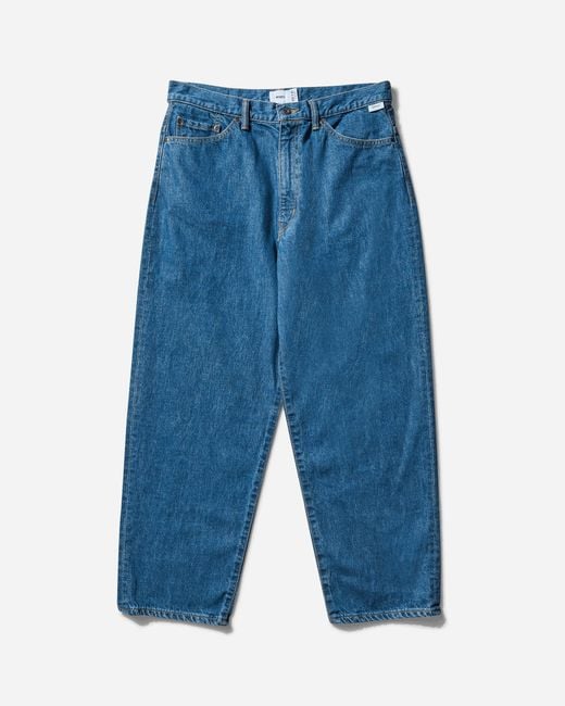 (w)taps S Blues Straight Trousers for men