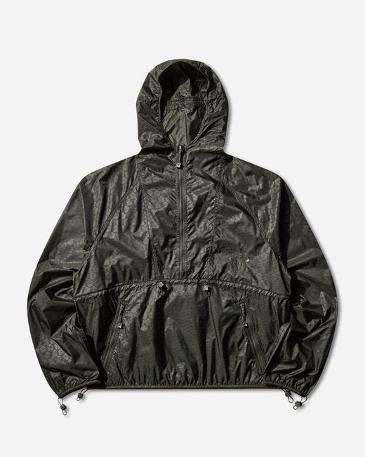 The North Face Black Women S Cecilie Bahnsen Marlowe Pullover Wind Jacket Forest Night