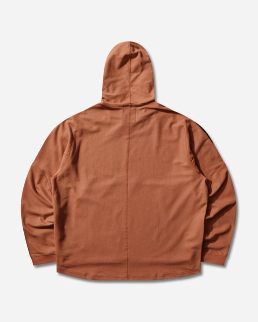 Asics Brown Novalis Marjoram Hoodie Koi for men