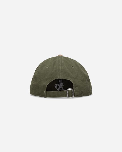 KTZ Green Athletics Mlb Washed Contrast 9twenty Adjustable Cap for men