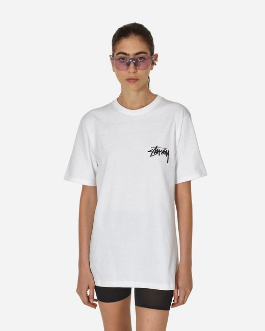 Stussy White Classic Dot T-shirt