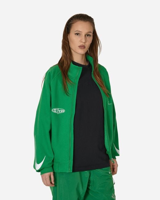 Nike Off-white Track Jacket Kelly in Green | Lyst