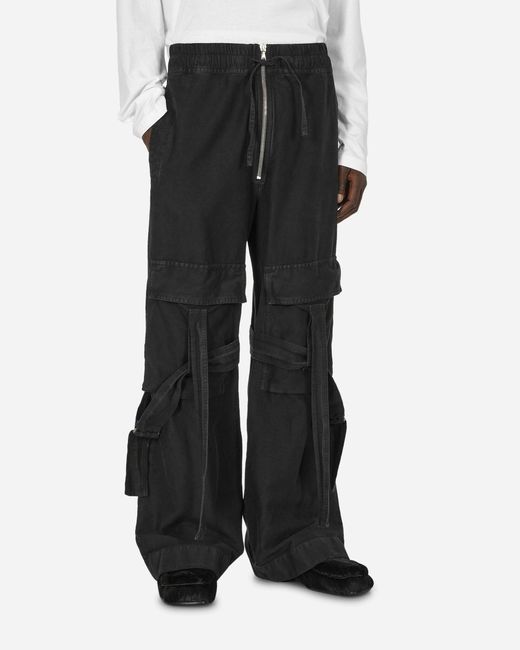 Dries Van Noten Black Loose Strap Pants for men