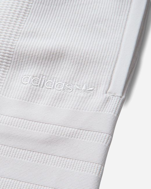 Adidas White Men S Munich 93 Knit Shorts Cloud for men