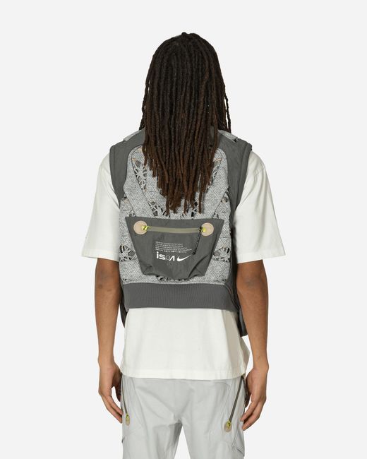 Nike Gray Ispa Metamorph Jacket Photon Dust / Iron Grey for men