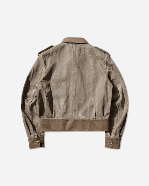 Our Legacy Brown S Battle Jacket Dusty for men