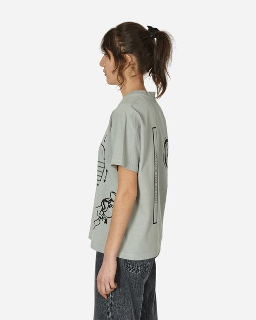 Cav Empt Gray Overdye Cause And Effect T-shirt