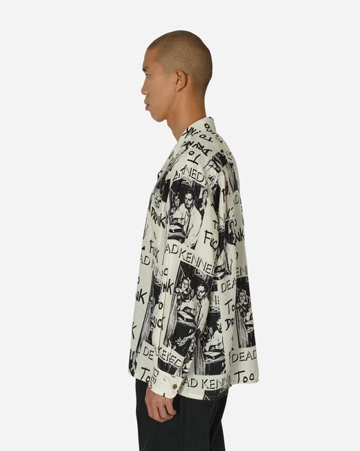 Wacko Maria Dead Kennedys Hawaiian Longsleeve Shirt (type-2) in