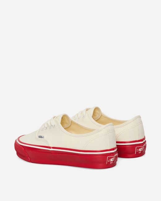 Vans Premium Authentic 44 Duck Canvas Sneakers White / Red for men