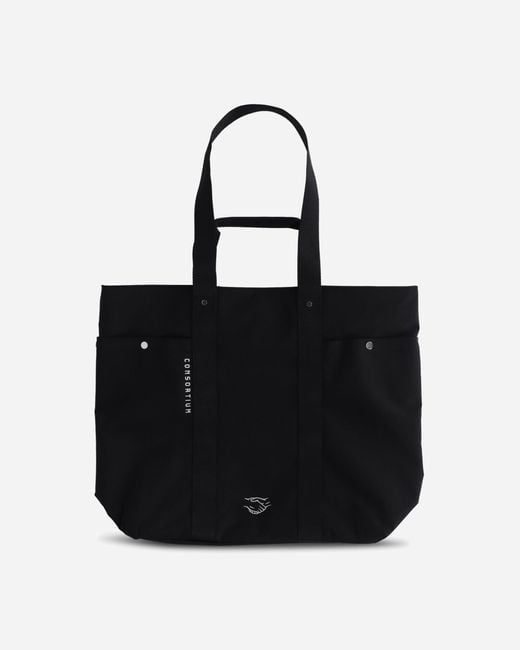Adidas Black Consortium Tote Bag for men