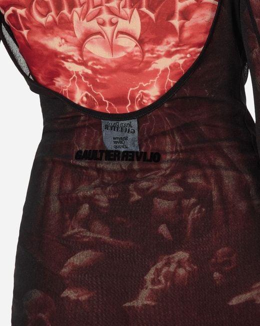 Jean Paul Gaultier Red Shayne Oliver Long Dress for men