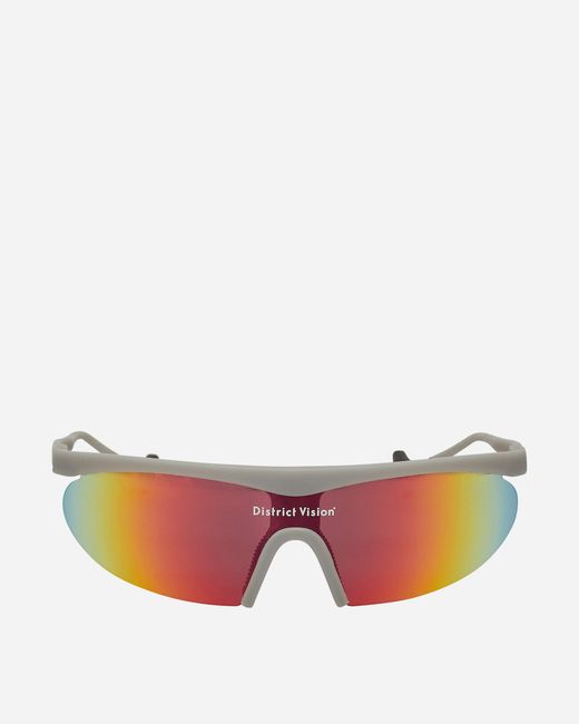 District Vision Pink Koharu Eclipse Sunglasses Eclipse Carbon / D+ Spectral Mirror for men