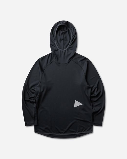 And Wander Blue Dry Jersey Hoodie for men