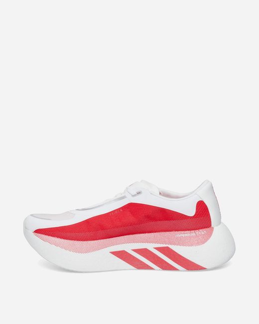 Adidas Red Hyperboost Edge Sneakers Cloud / Pure Ruby for men