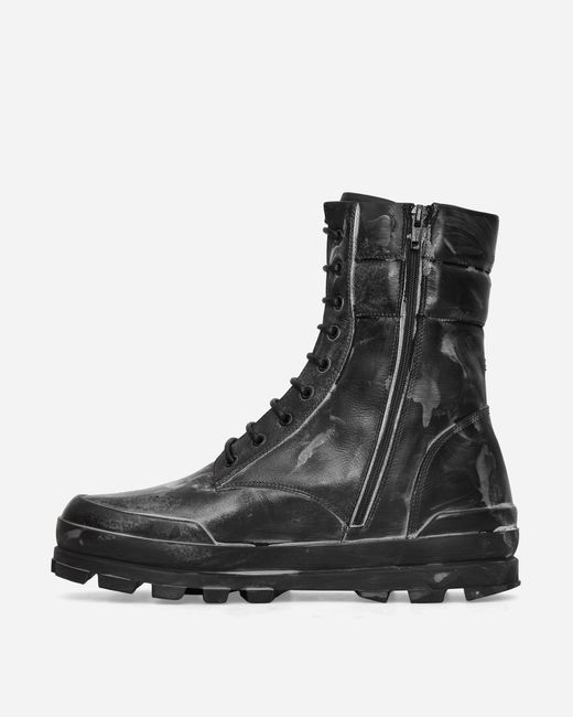 Guess USA Black Leather Boots Jet
