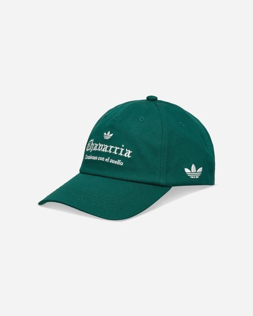 Adidas Green Willy Chavarria Logo Hat Collegiate for men