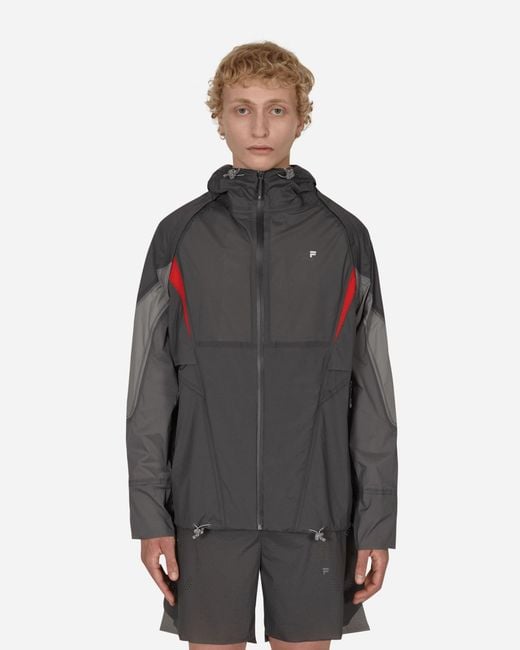 SLAM JAM Gray Fila Redefined Transformable Windbreaker for men