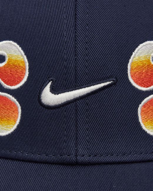 Nike Blue Club Structured Og Flame Cap Midnight Navy for men