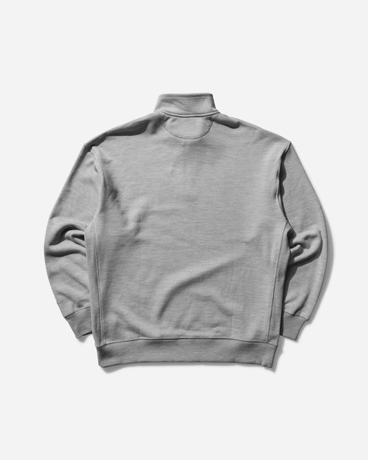 Nike Gray S Wool Classics 1/4-Zip Top Heather for men