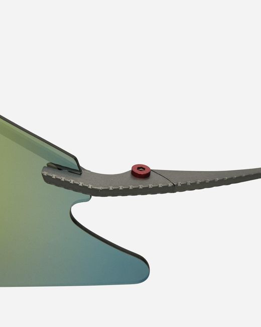 District Vision Yellow Kohei Aero Blade Ti Sunglasses Graphite / D+ Amber Mirror for men