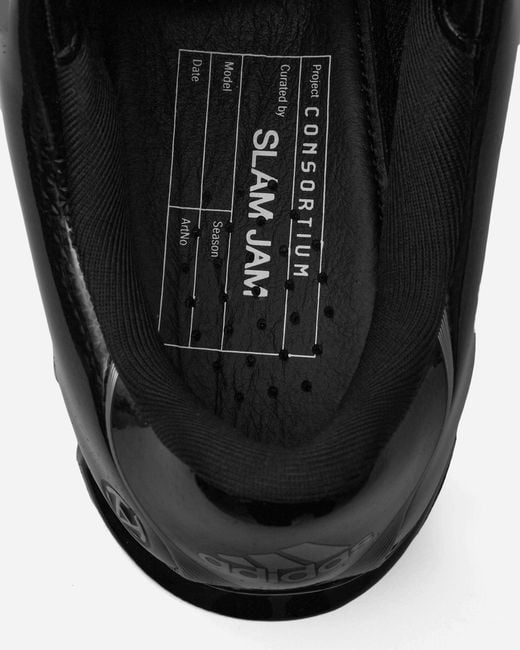 Adidas Black Slam Jam F50 Tunit Mega Consortium Sneakers Core / Silver Metallic for men