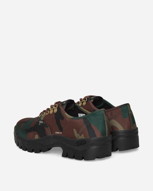 Vans Brown Oamc Authentic Oxford Sneakers Woodland Camo for men