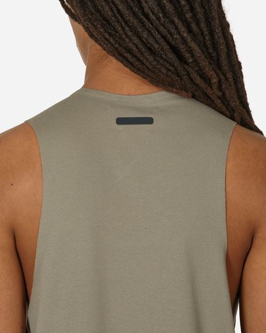 Adidas Brown Fear Of God Athletics Performance Tank Top Clay for men