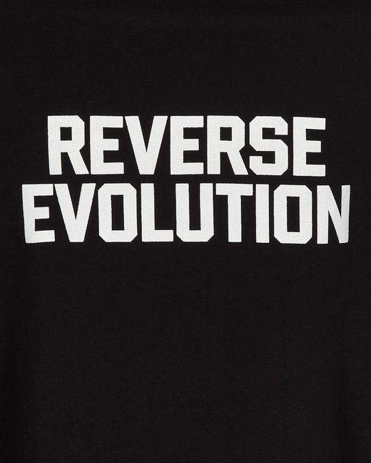 SLAM JAM Black Devo Reverse Evolution Hooded Sweatshirt for men