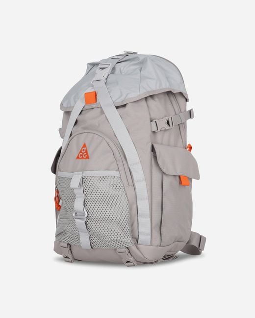 Nike Gray Acg Daymax Backpack College Grey / Grey Fog / Safety Orange for men