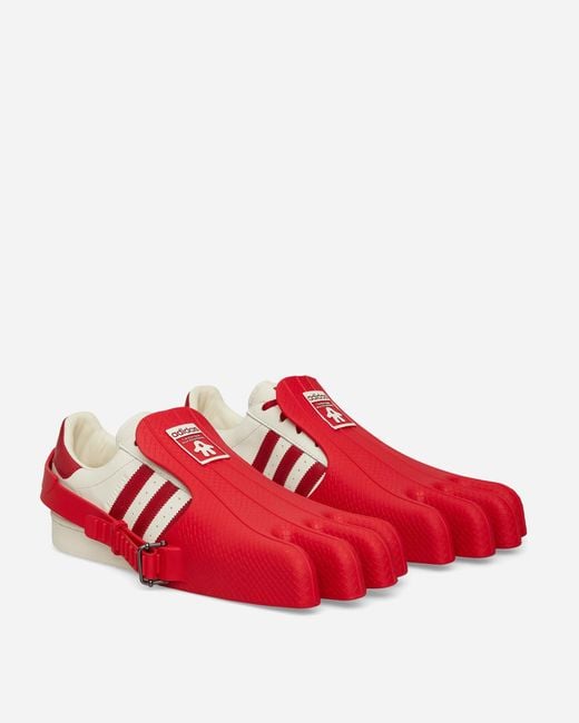 Adidas Red Women S Avavav Superfinger Superstar Sneakers Better Scarlet / Cream White