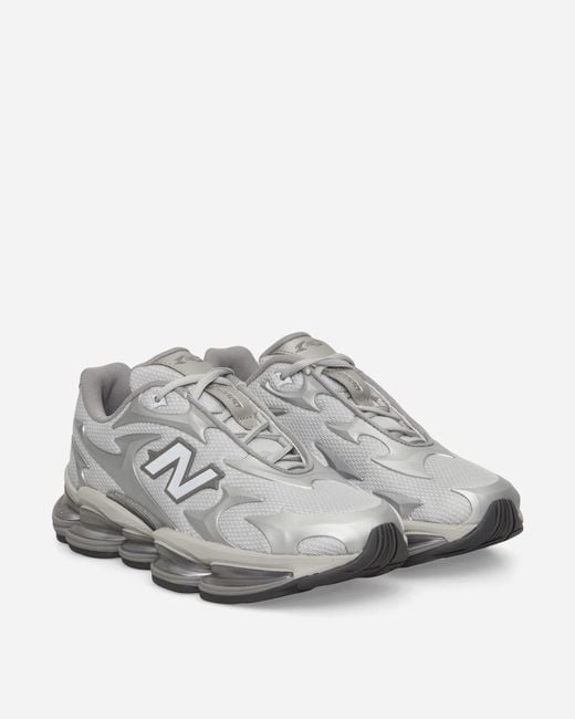 New Balance Gray Abzorb 2000 Sneakers Silver Metallic for men
