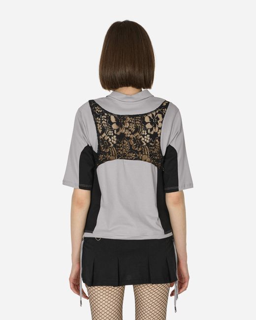 Toile Studios White Plug Lace Polo