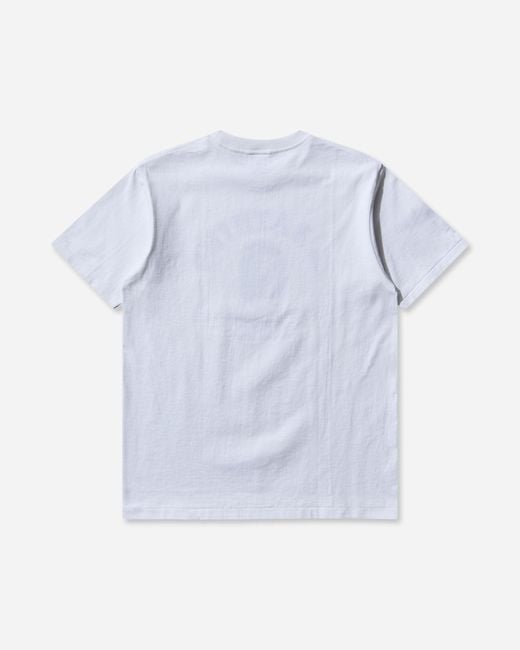 A Bathing Ape Blue Men S College T-shirt for men