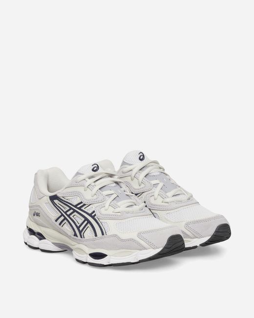 Asics White Gel-Nyc Sneakers Midnight for men