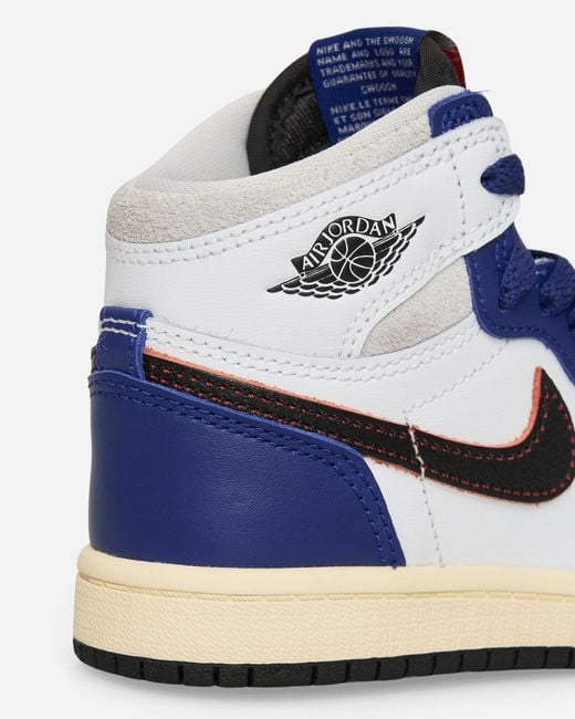 Nike Air Jordan 1 High Og Rare Air (ps) Sneakers White / Deep Royal Blue for men