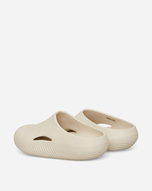 CROCSTM White Mellow Recovery Clogs Stucco for men