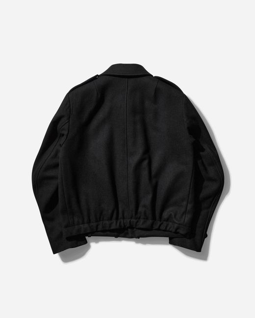 Dries Van Noten Wool Zipped Jacket in Black for Men | Lyst