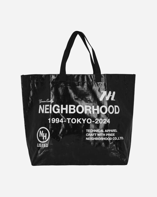 Neighborhood Black Logo Flexible Bag-l for men