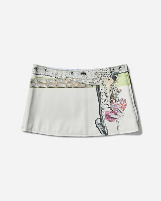 La Maskarade White Women S Keys Skirt